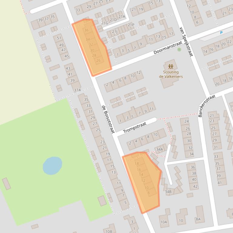 Kaart van postcodegebied 4371BM.