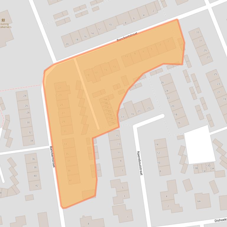 Kaart van postcodegebied 4371BP.