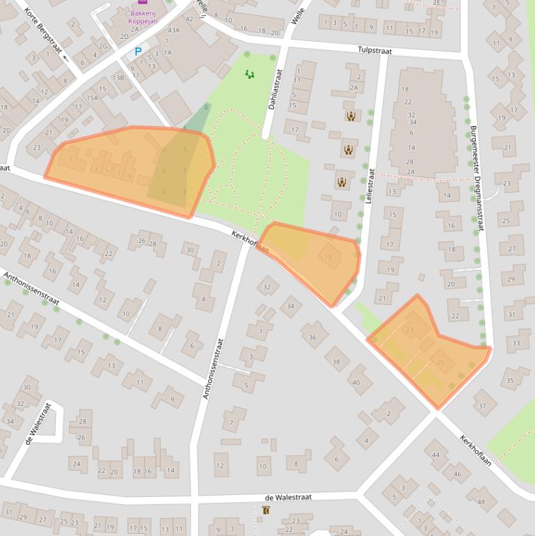 Kaart van postcodegebied 4371CA.