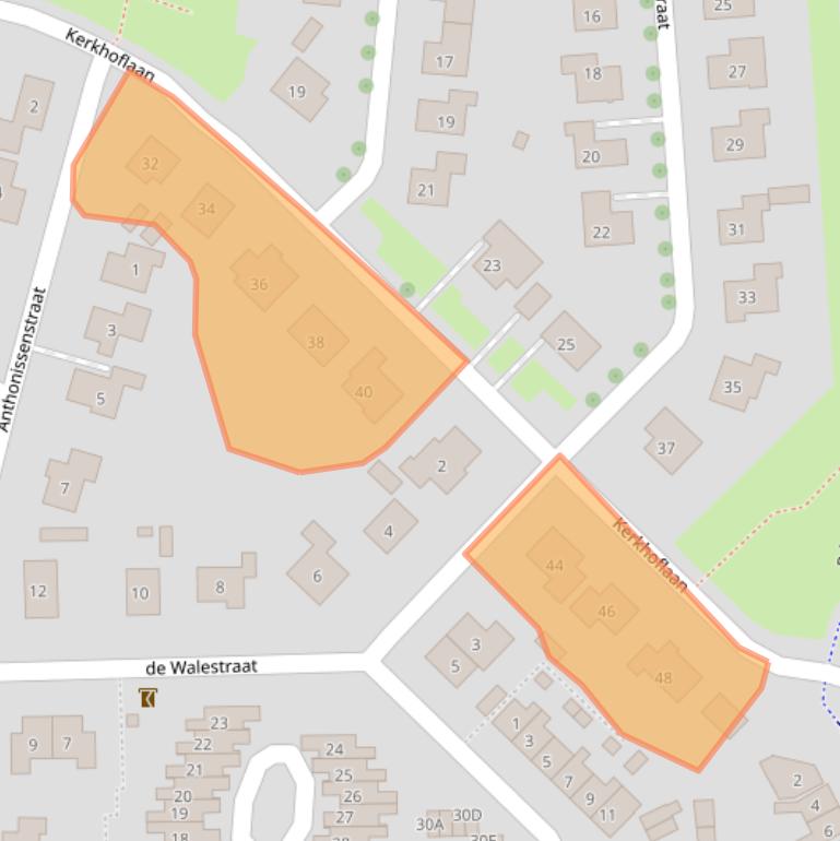 Kaart van postcodegebied 4371CC.