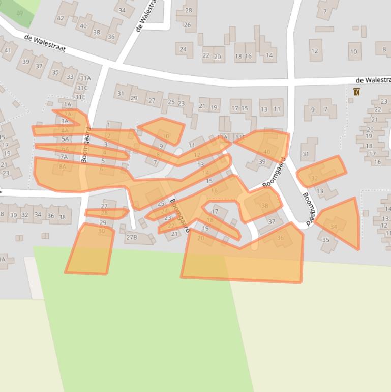 Kaart van postcodegebied 4371CL.