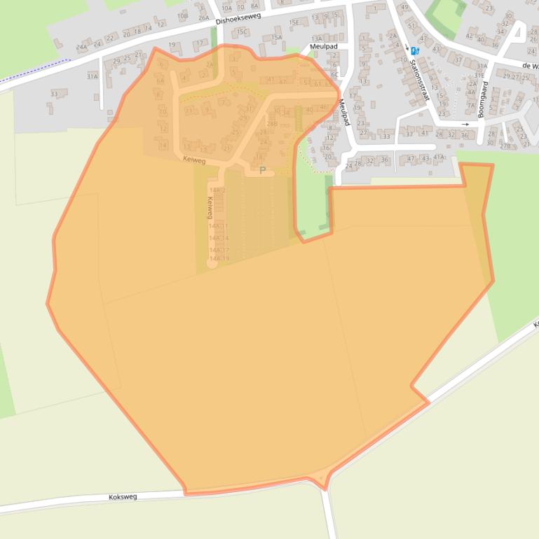 Kaart van postcodegebied 4371MX.