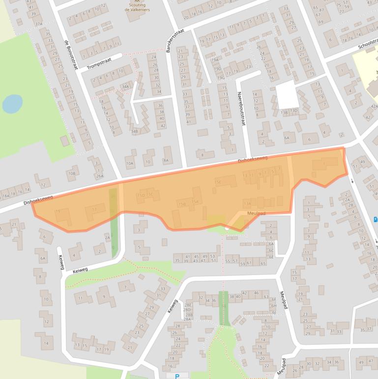 Kaart van postcodegebied 4371NA.