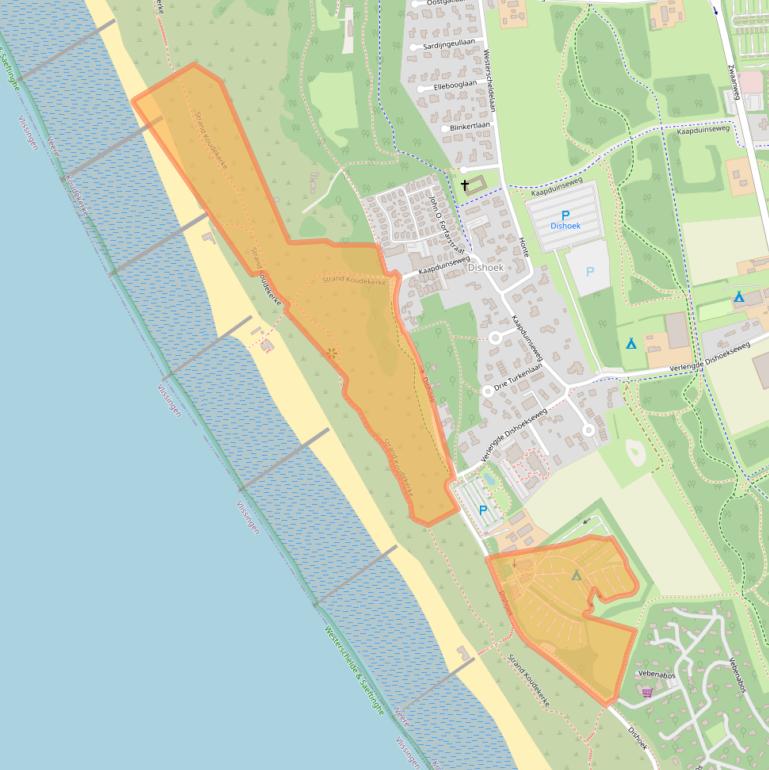 Kaart van postcodegebied 4371NT.