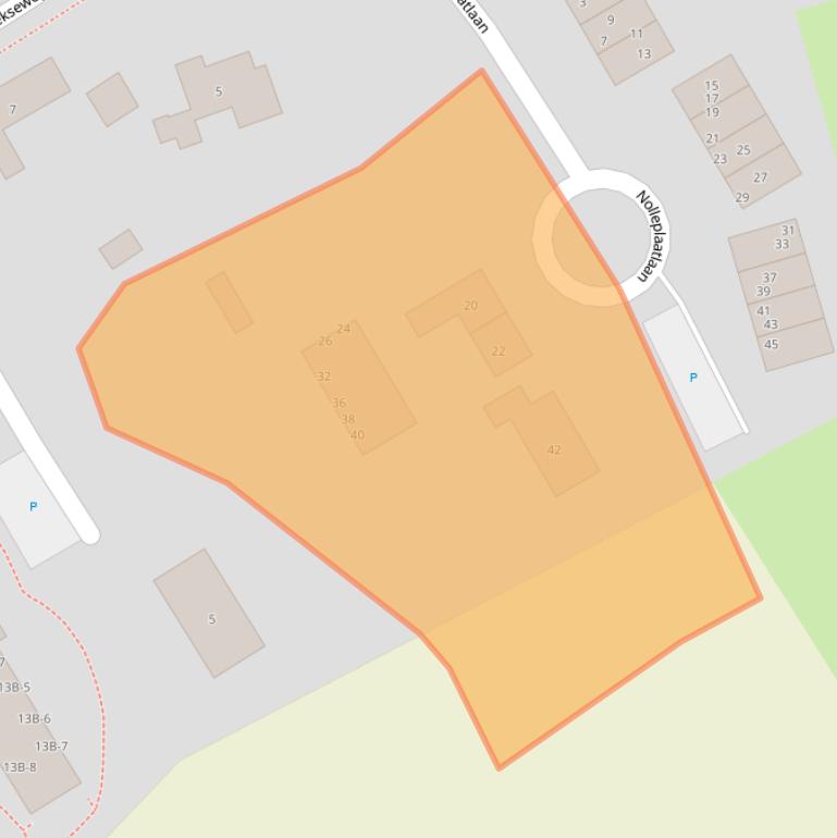 Kaart van postcodegebied 4371NW.