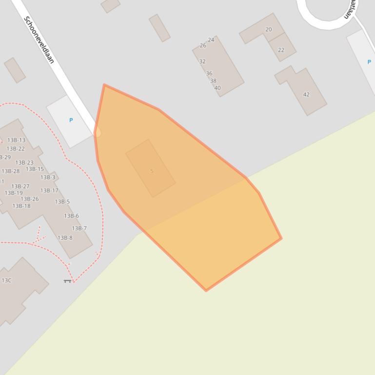 Kaart van postcodegebied 4371NZ.