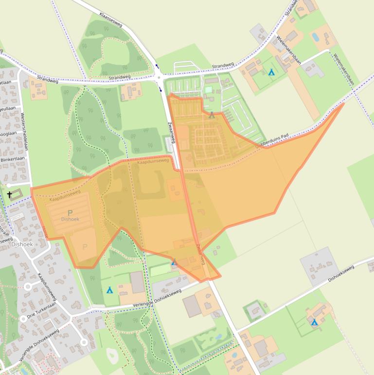 Kaart van postcodegebied 4371PH.