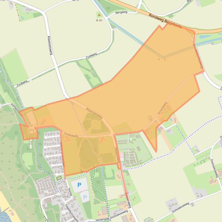 Kaart van postcodegebied 4371PJ.