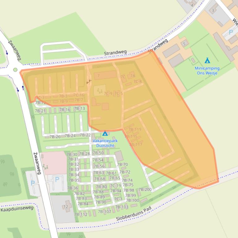Kaart van postcodegebied 4371PK.
