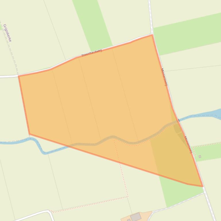 Kaart van postcodegebied 4371XX.