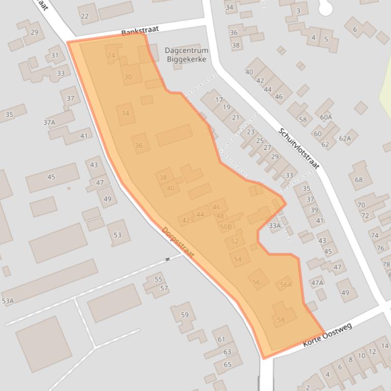 Kaart van postcodegebied 4373AG.