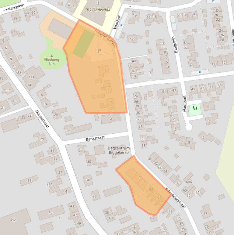 Kaart van postcodegebied 4373AH.