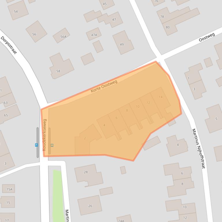 Kaart van postcodegebied 4373BB.