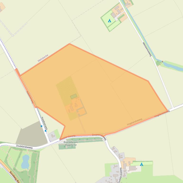 Kaart van postcodegebied 4373SC.