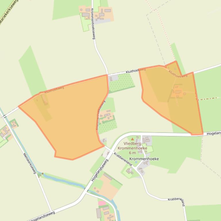 Kaart van postcodegebied 4373SG.