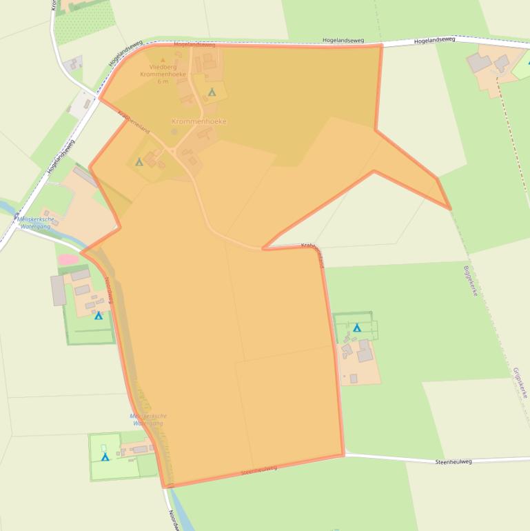 Kaart van postcodegebied 4373SK.