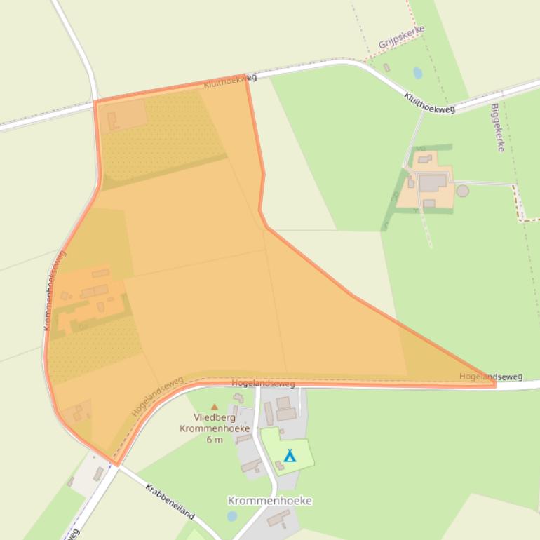 Kaart van postcodegebied 4373SN.