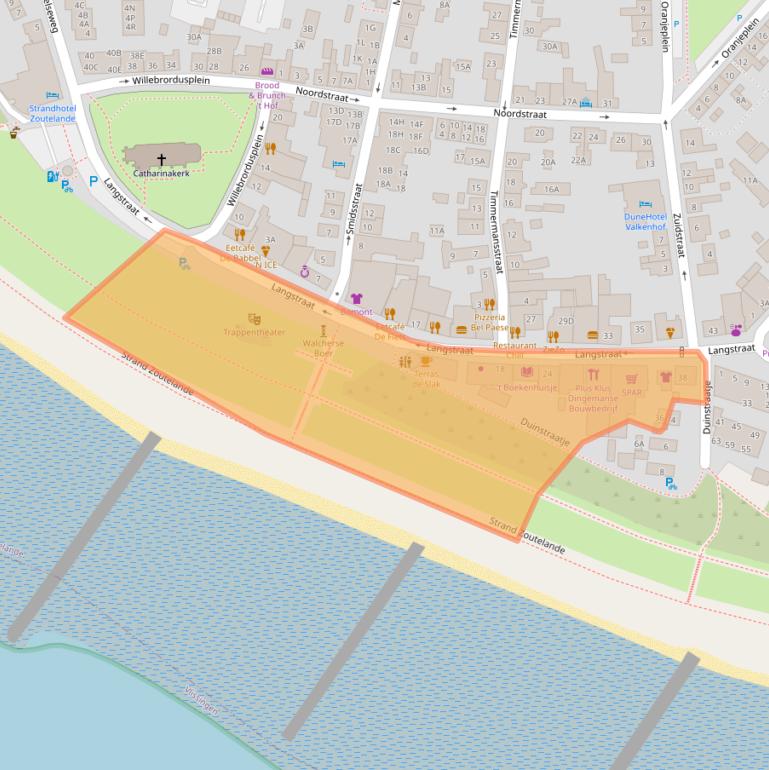 Kaart van postcodegebied 4374AP.