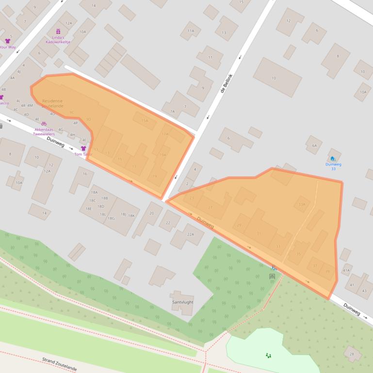 Kaart van postcodegebied 4374EA.