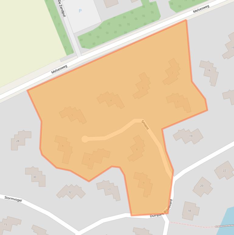 Kaart van postcodegebied 4374MJ.