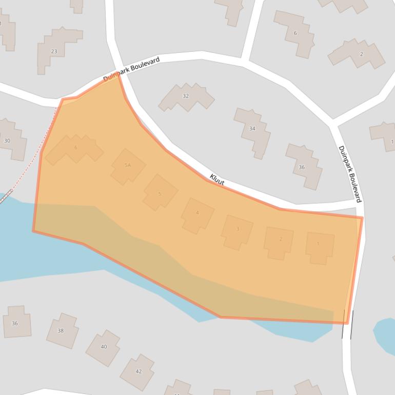 Kaart van postcodegebied 4374ML.