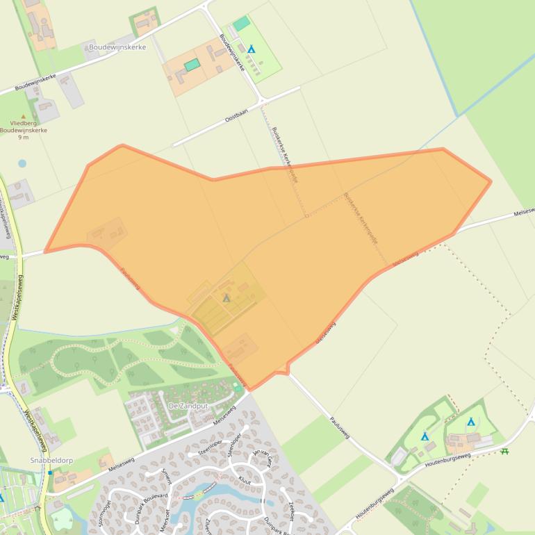 Kaart van postcodegebied 4374NE.