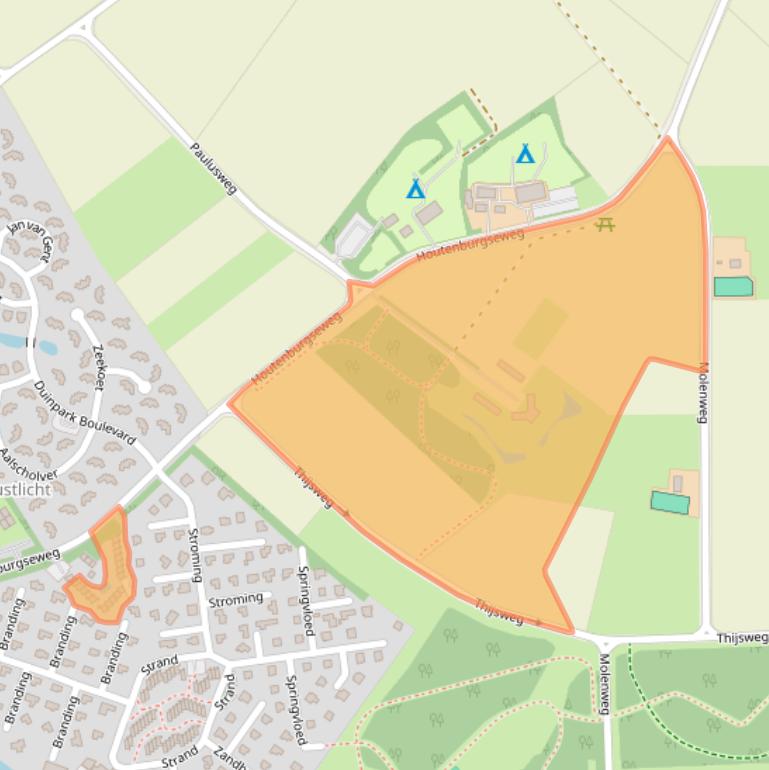 Kaart van postcodegebied 4374NM.