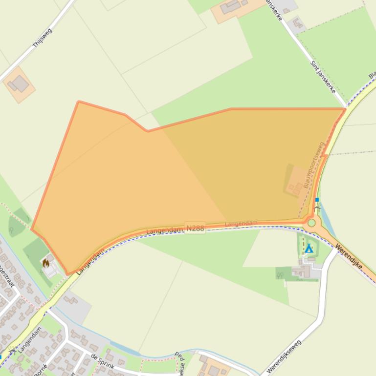 Kaart van postcodegebied 4374SK.