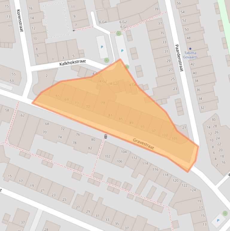 Kaart van postcodegebied 4381AN.