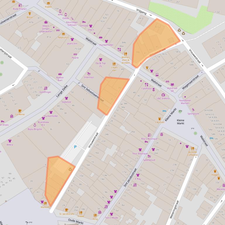 Kaart van postcodegebied 4381EM.