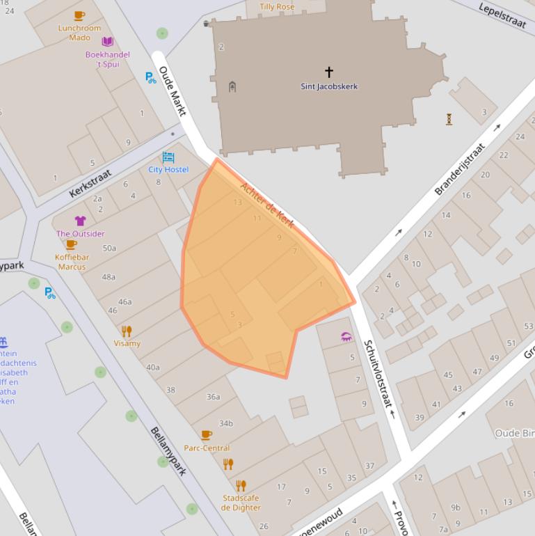 Kaart van postcodegebied 4381HL.