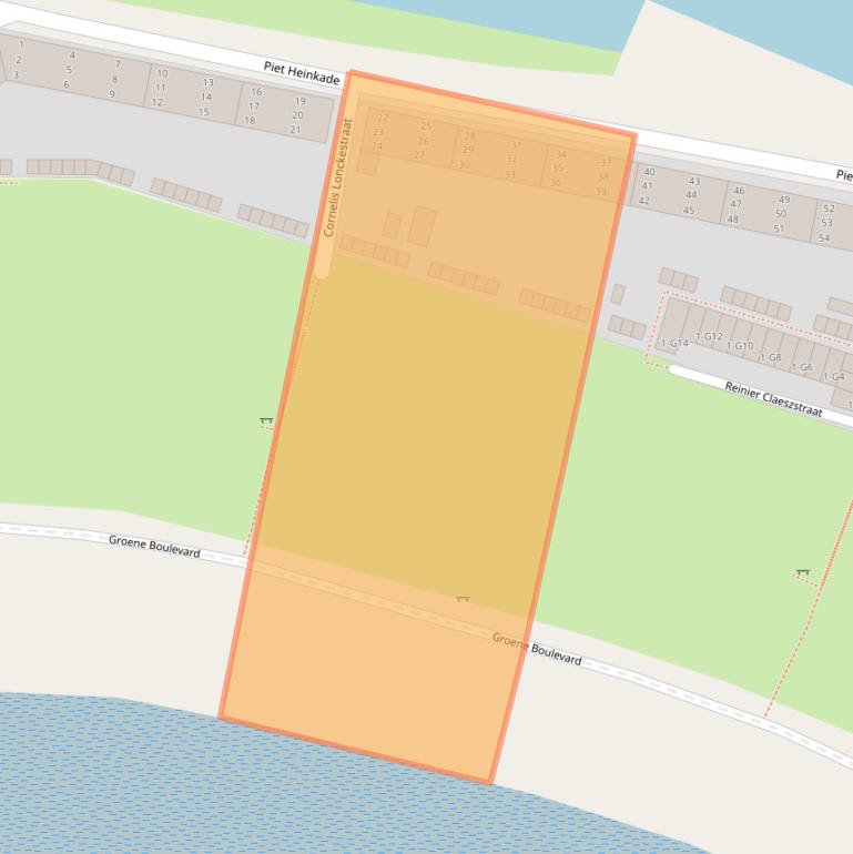 Kaart van postcodegebied 4381ND.