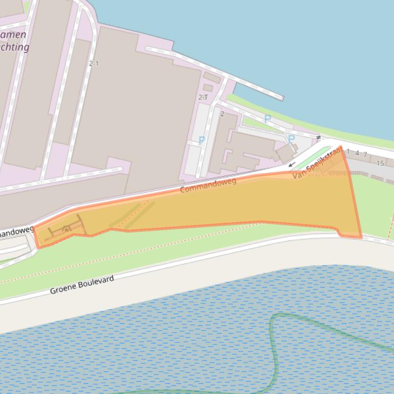 Kaart van postcodegebied 4381NJ.