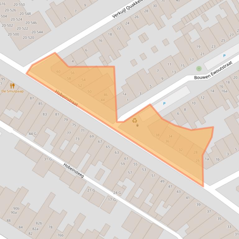 Kaart van postcodegebied 4381PE.