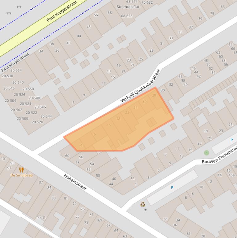 Kaart van postcodegebied 4381PL.