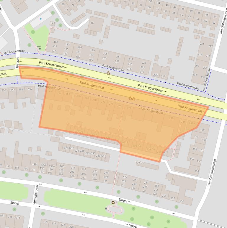 Kaart van postcodegebied 4381WP.