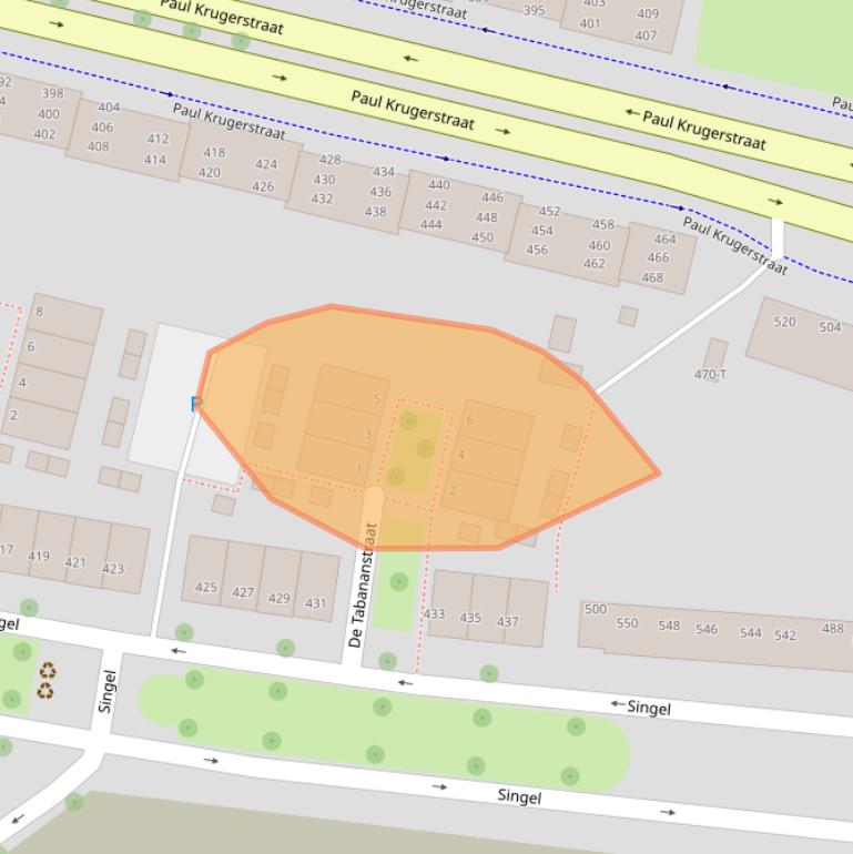 Kaart van postcodegebied 4381WZ.