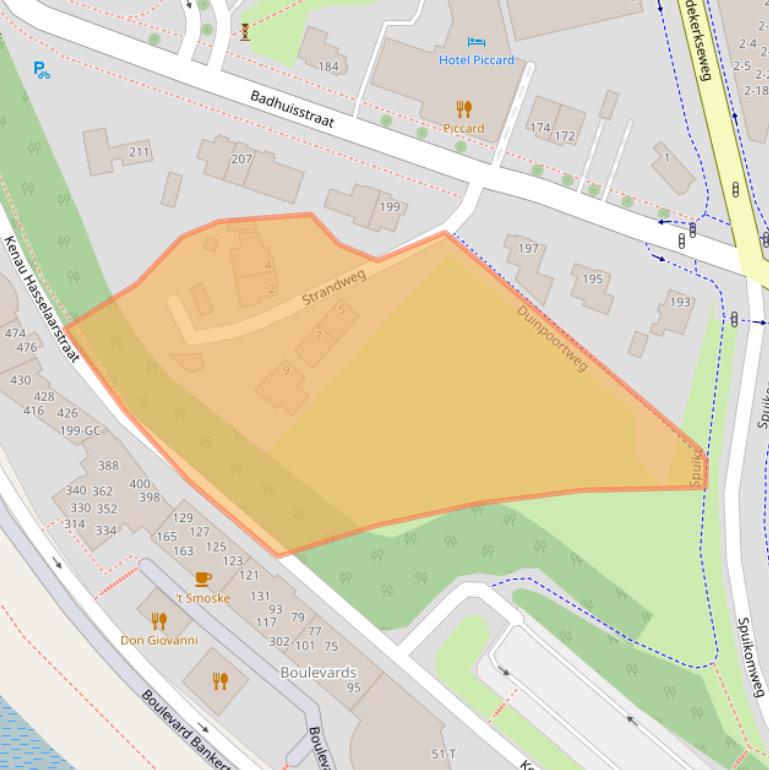 Kaart van postcodegebied 4382AK.