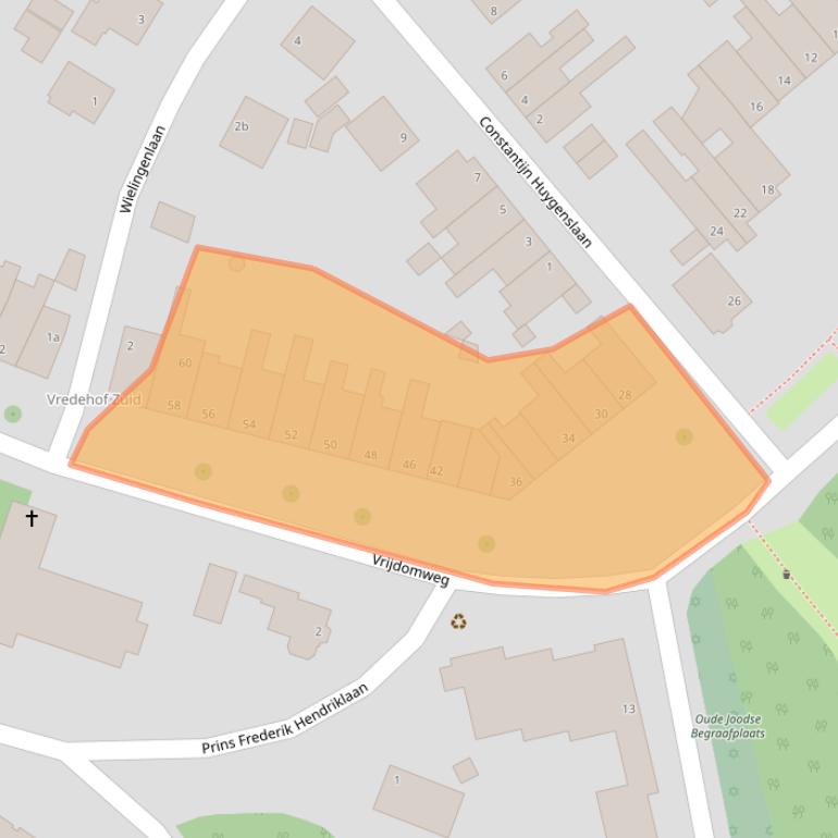 Kaart van postcodegebied 4382BC.