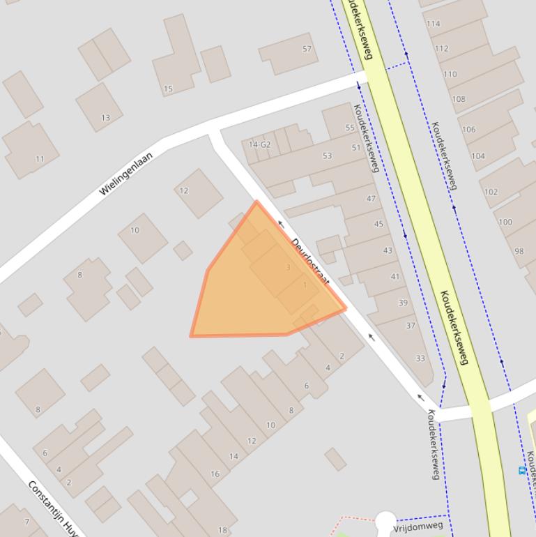 Kaart van postcodegebied 4382BM.