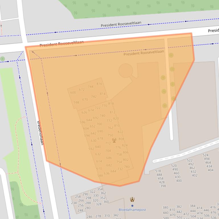 Kaart van postcodegebied 4382CK.