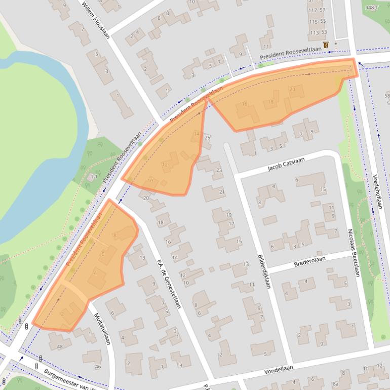 Kaart van postcodegebied 4382CN.