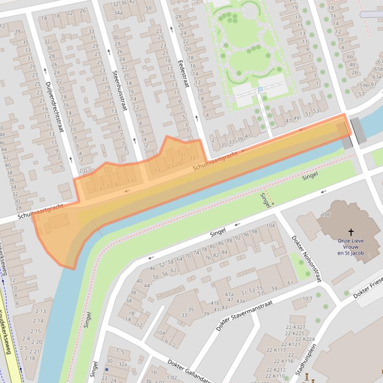 Kaart van postcodegebied 4382GG.