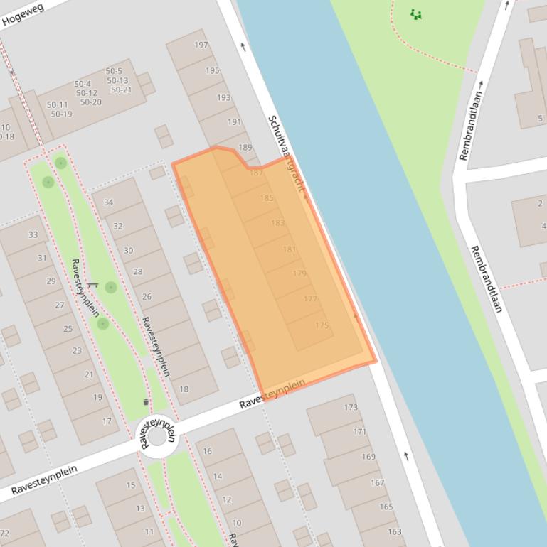 Kaart van postcodegebied 4382GN.