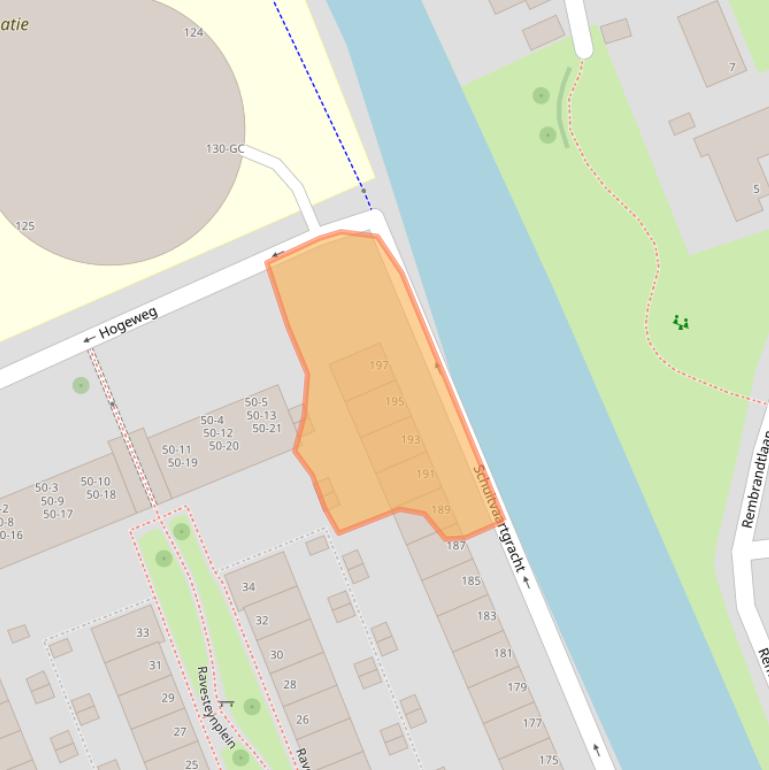 Kaart van postcodegebied 4382GP.