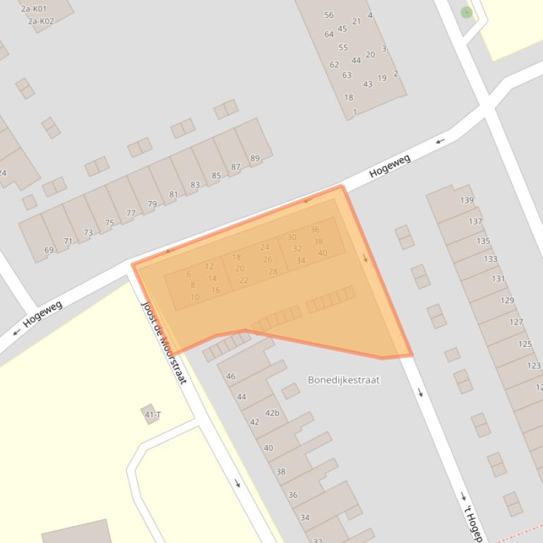 Kaart van postcodegebied 4382HM.