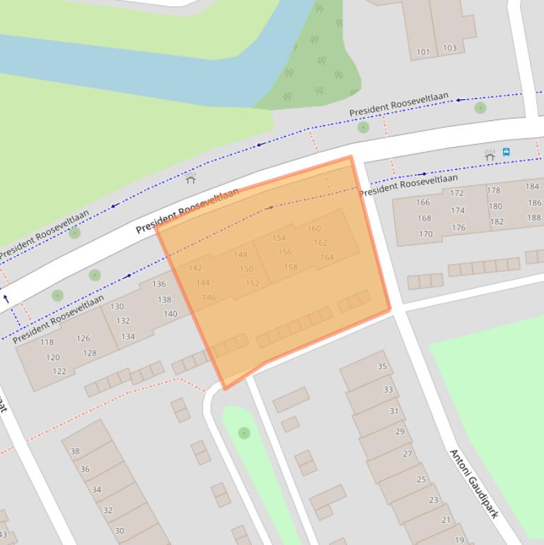 Kaart van postcodegebied 4382KW.