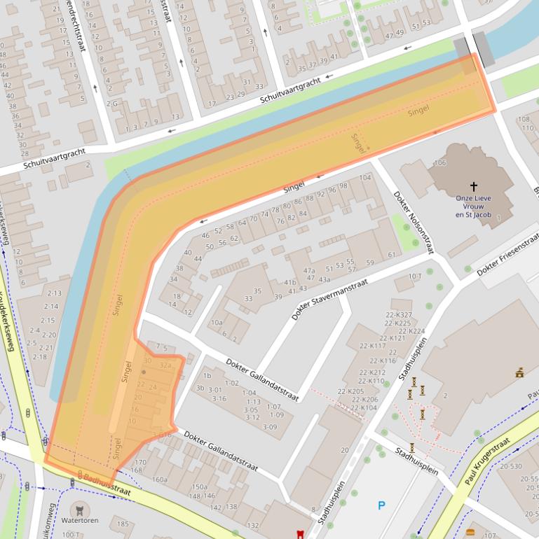 Kaart van postcodegebied 4382LA.