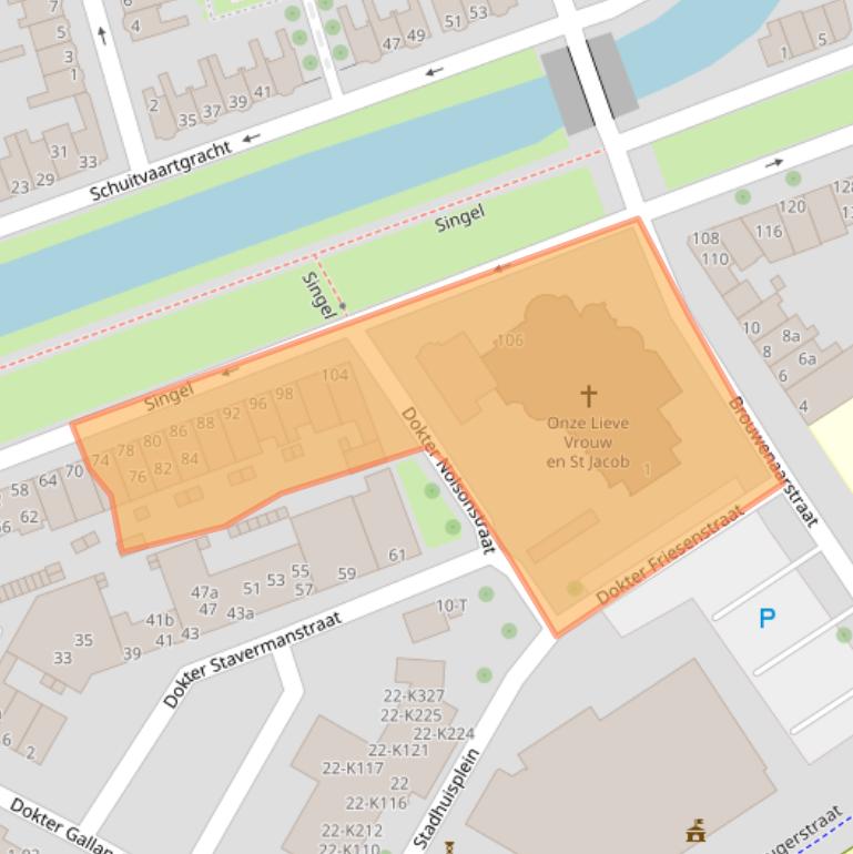 Kaart van postcodegebied 4382LC.