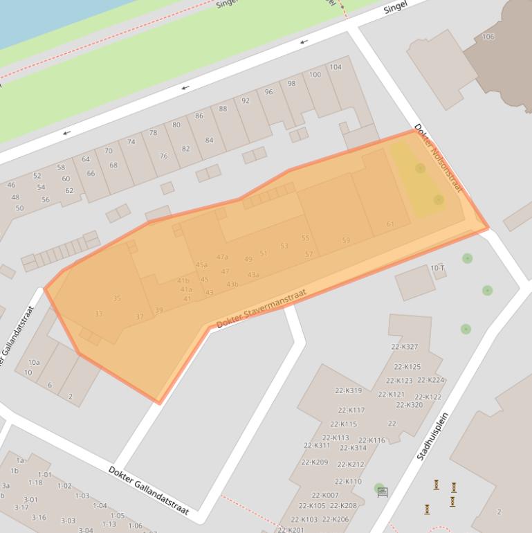 Kaart van postcodegebied 4382LE.